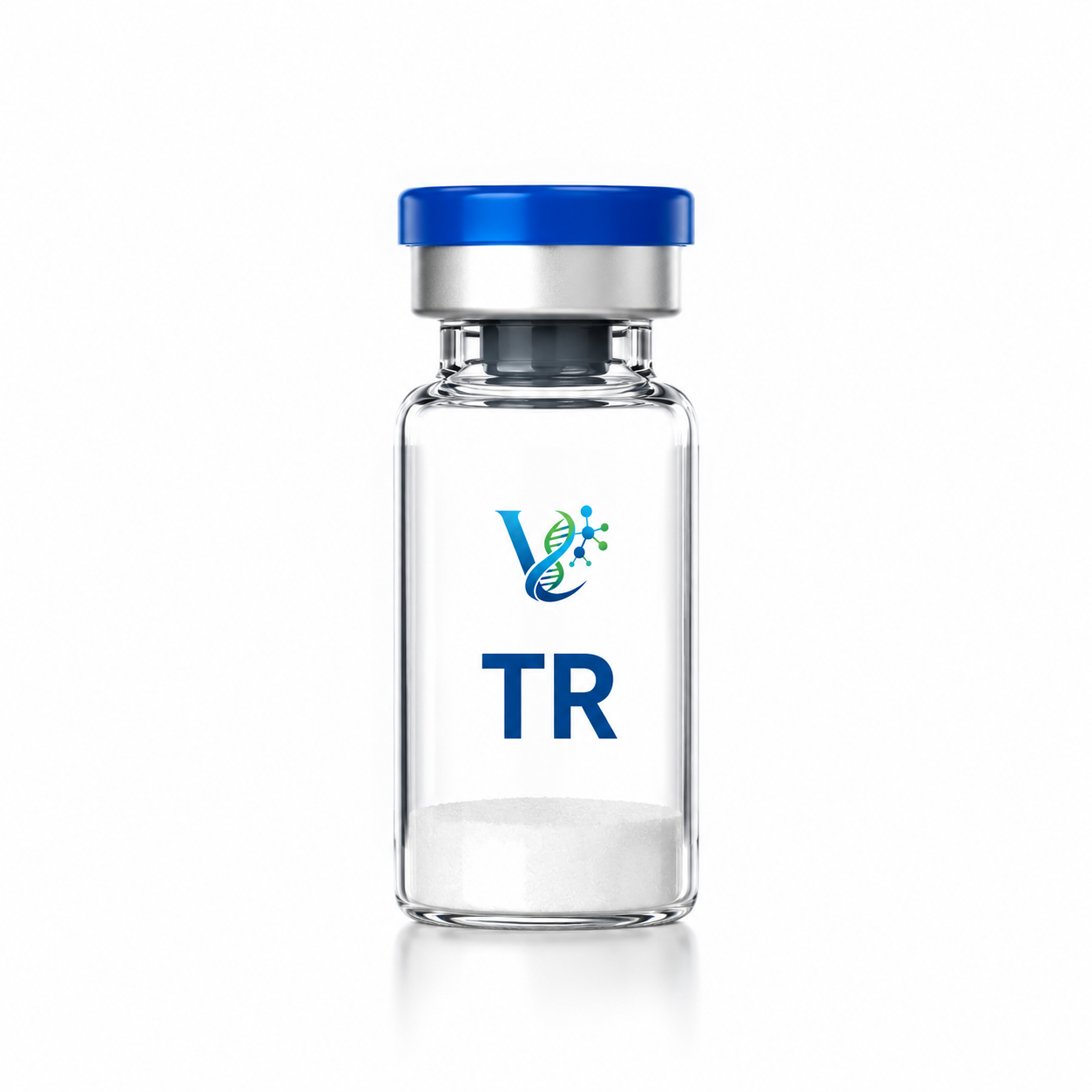 Research-grade lyophilized reagent vial labeled TR
