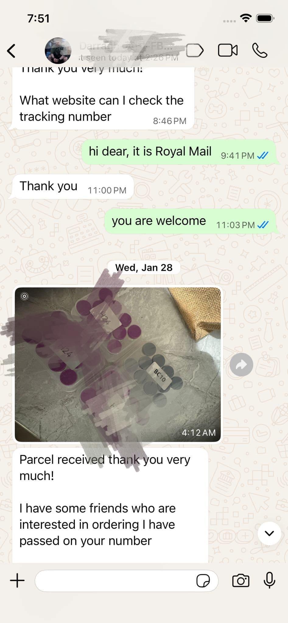 B2B client communication record